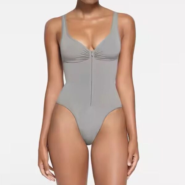 Seamless Sculpt Bodysuit with Front Zipper - Image 10