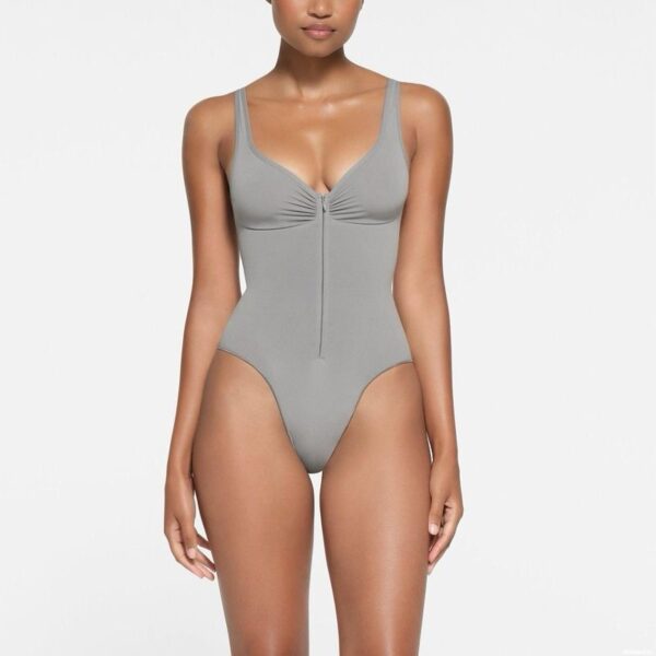 Seamless Sculpt Bodysuit with Front Zipper - Image 14