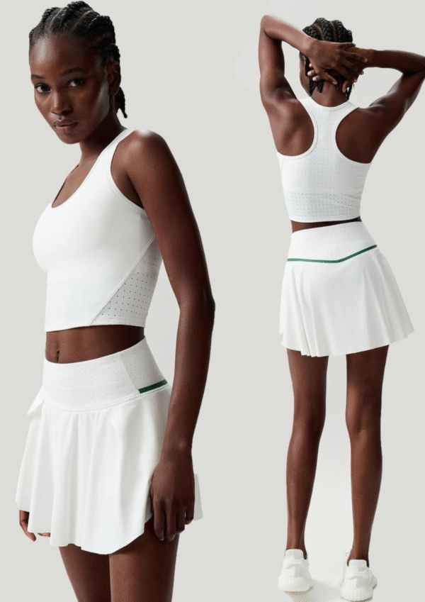 Ace Active Tennis Set-Crop Top & Skirt - Image 17