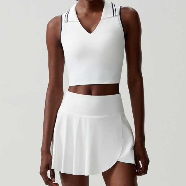 Ace Active Tennis Set-Crop Top & Skirt - Image 3