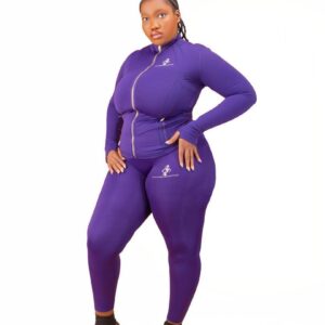 Jacket & Compression Leggings 2-Piece Set